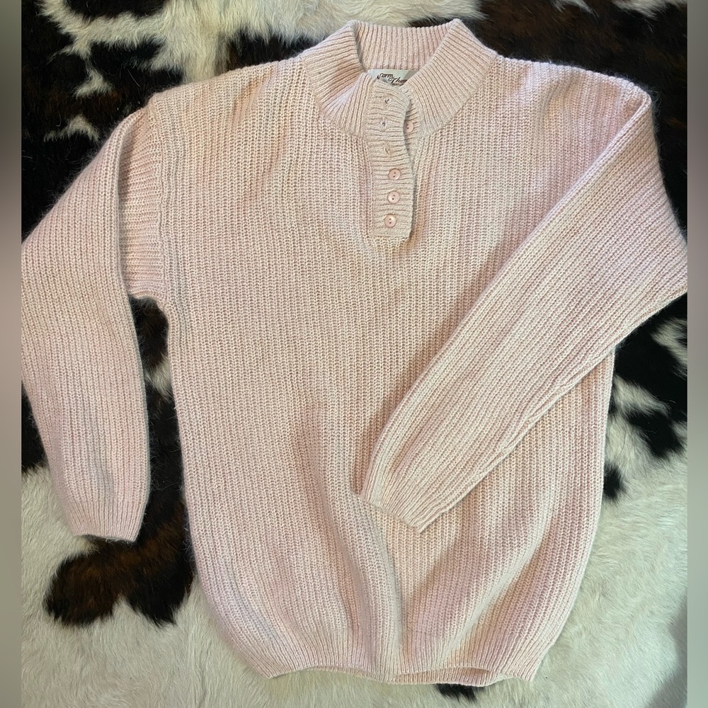Norm Thompson Silk/Angora 90s Sweater